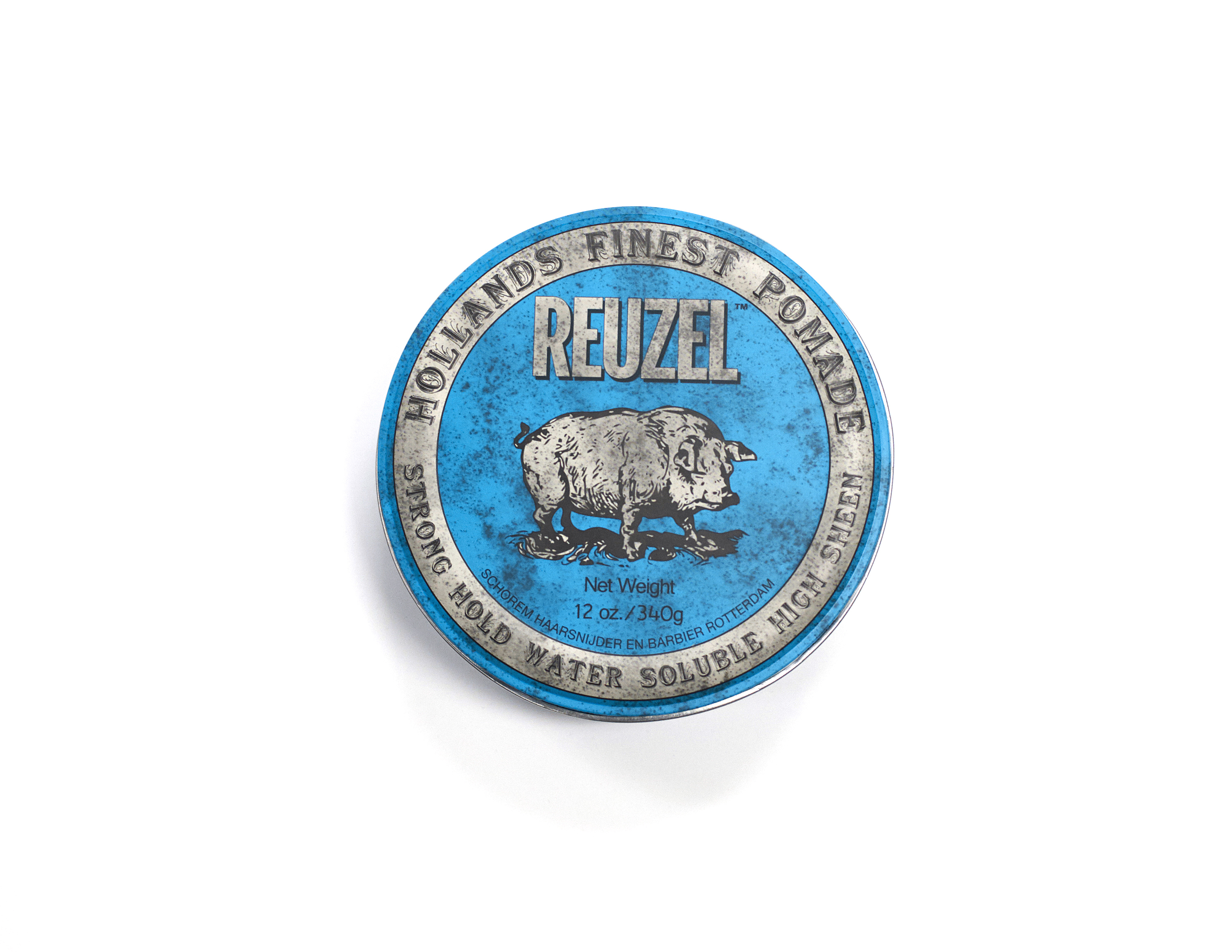 Reuzel Blue Strong Hold High Sheen Pomade 340g Tugevat hoiakut ja kõrgläiget andev pumat