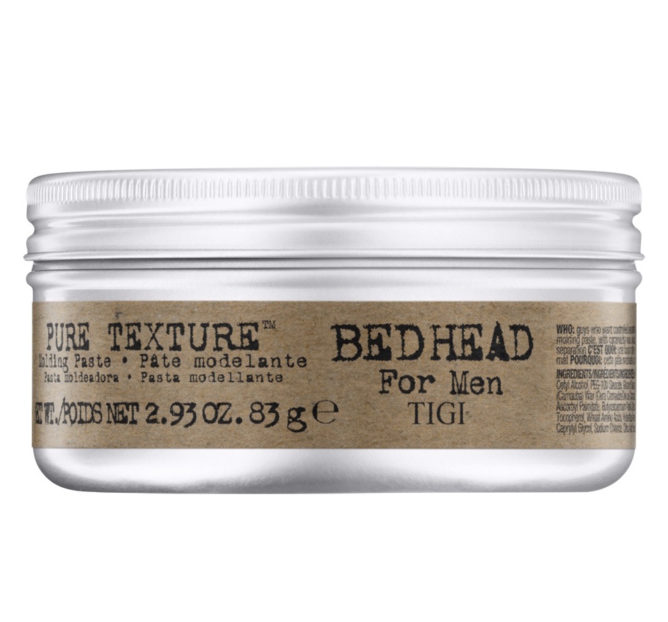 TIGI Bed Head For Men Pure Texture Molding Paste Tugeva hoiakuga kreemjas juuksepasta.