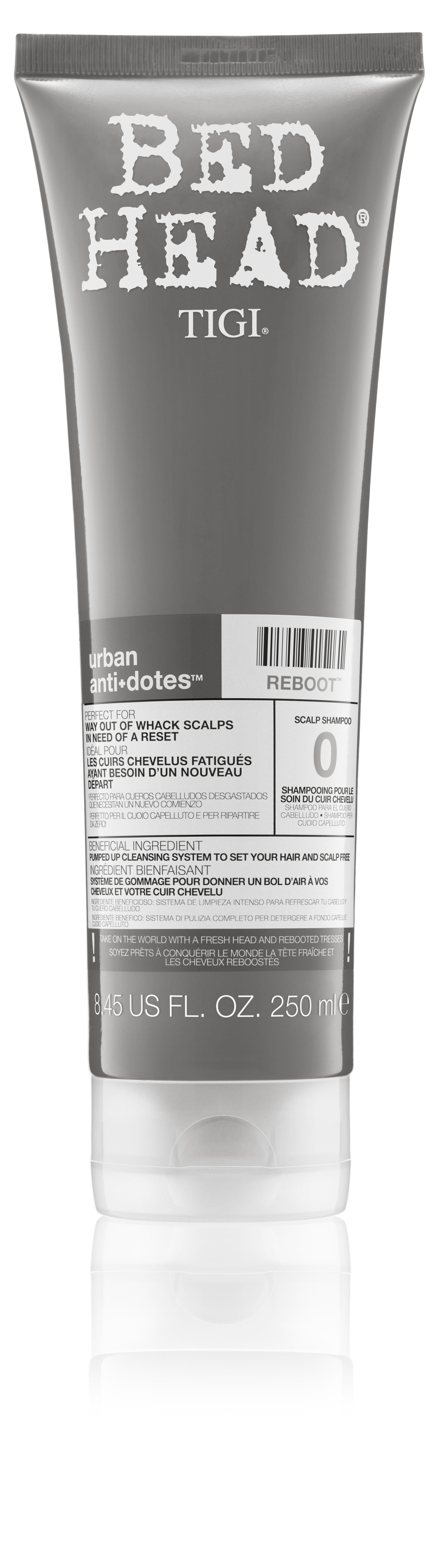 TIGI Bed Head Urban AntiDotes Reboot Scalp Shampoo Õrnalt puhastav šampoon peanahale